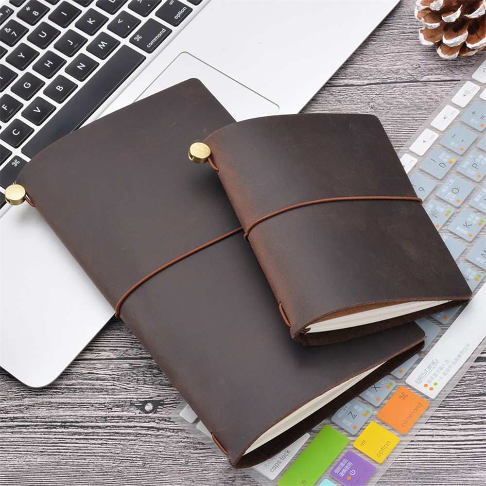 Vintage Leather Journal Notebook - Bao Da Chính Hãng Balo Du