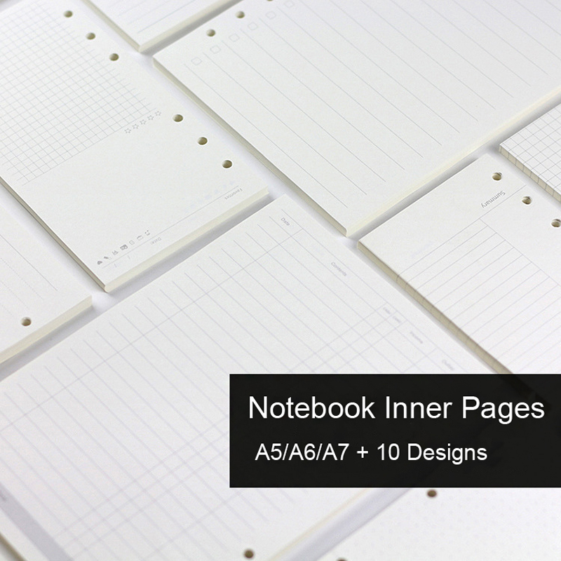 A5 Spiral Dotted Grid Notebook - A5 A6A7 45 Tờ Rời Lá