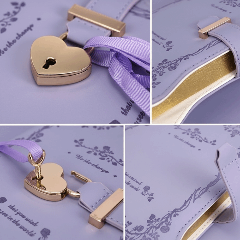 Privacy B6 Love Lock Keys Note - đánh giá và giá Vintage Leather Journal Notebook