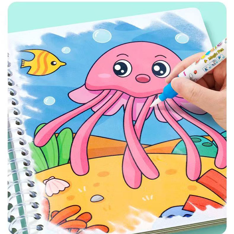 Magic Water Drawing Book Child - đánh giá và giá Reusable Water Magic Coloring Book