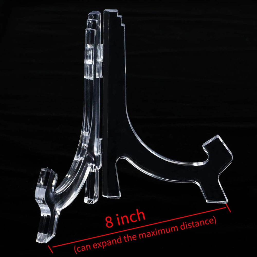6 Pack 7 Inch Clear Acrylic Ea - đánh giá và giá Clear Acrylic Book Stand Holder