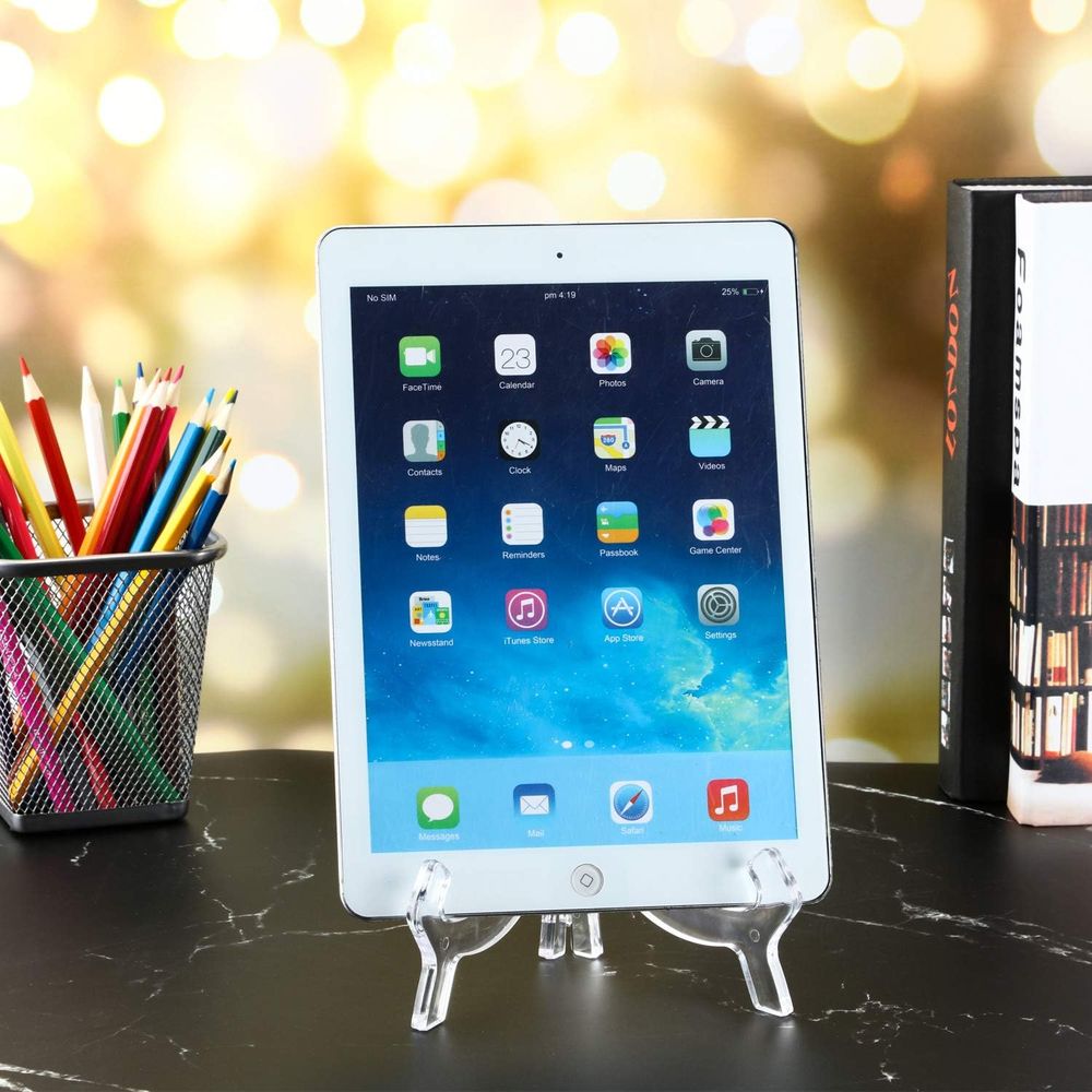 6 Pack 7 Inch Clear Acrylic Ea - đánh giá và giá Clear Acrylic Book Stand Holder