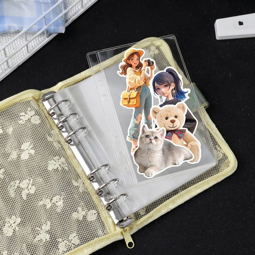 Bow Decoration Ring Binder Alb - đánh giá và giá Stationery Books