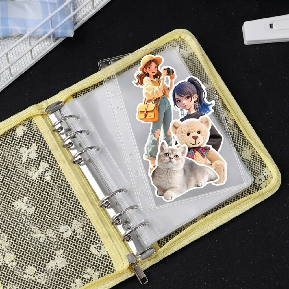 Bow Decoration Ring Binder Alb - đánh giá và giá Stationery Books