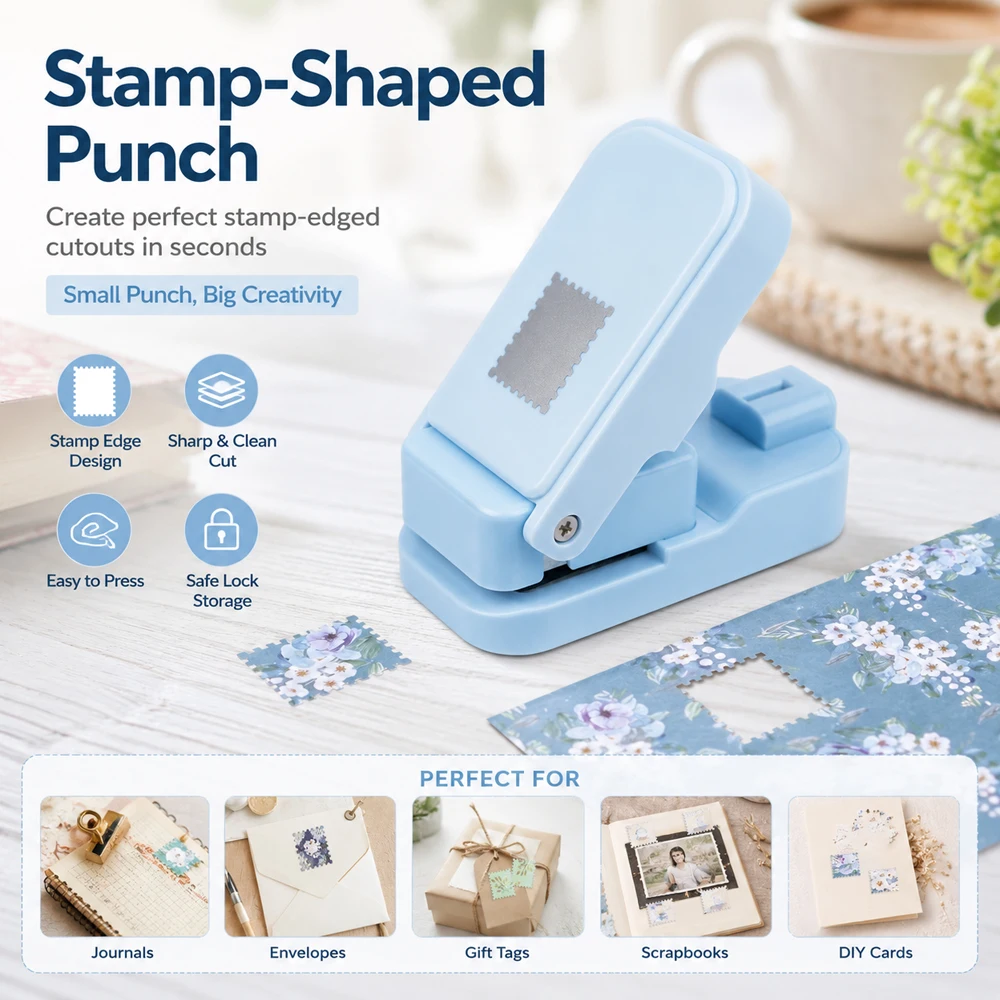 Postage Stamp Edge Paper Punch - đánh giá và giá Books