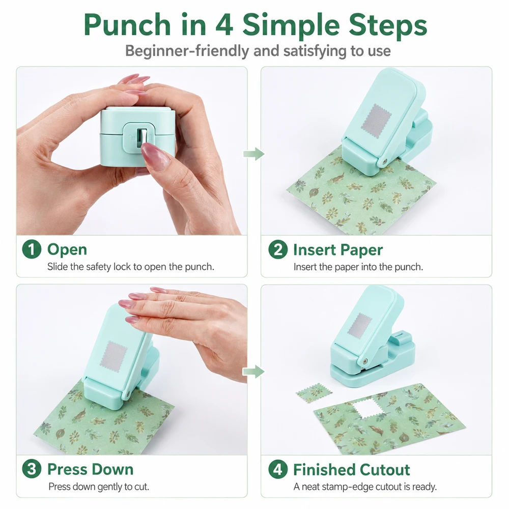 Postage Stamp Edge Paper Punch - đánh giá và giá Books