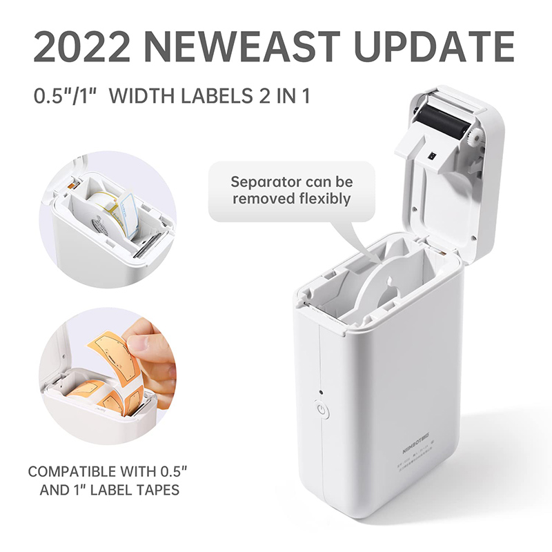 NiiMbot D101 Di Động Bỏ Túi Hã - đánh giá và giá Mini Pocket Thermal Printer Paper Roll