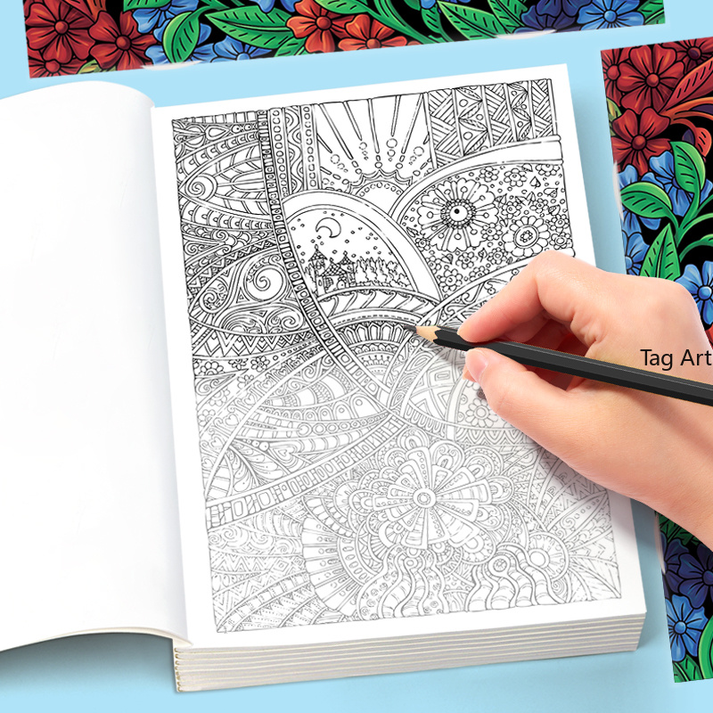 Adult Meditation, Stress Relie - đánh giá và giá Adult Coloring Book Stress Relief