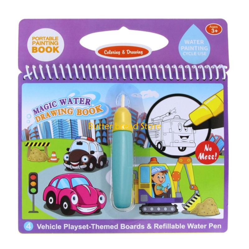 Sách vẽ nước thuật tái sử dụng - đánh giá và giá Reusable Water Magic Coloring Book