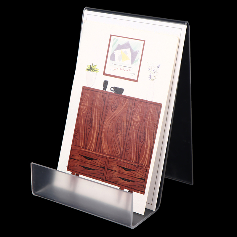 1pc Clear Acrylic Display Book - đánh giá và giá Clear Acrylic Book Stand Holder