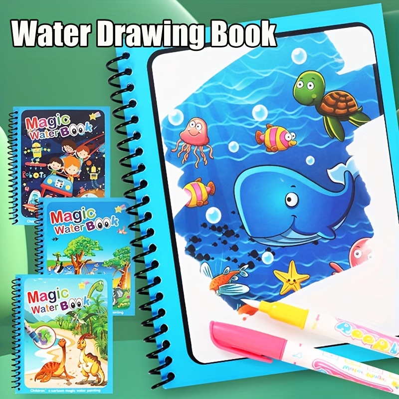 Magical Book Water Drawing Mon - đánh giá và giá Reusable Water Magic Coloring Book