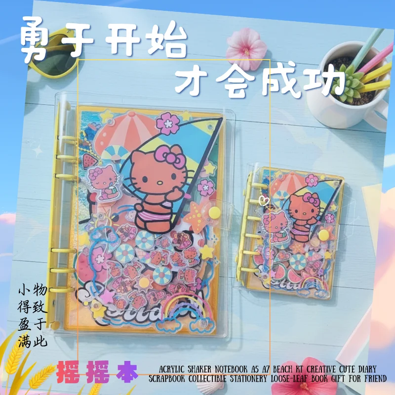 Acrylic Shaker Notebook A5 A7  - đánh giá và giá Stationery Books