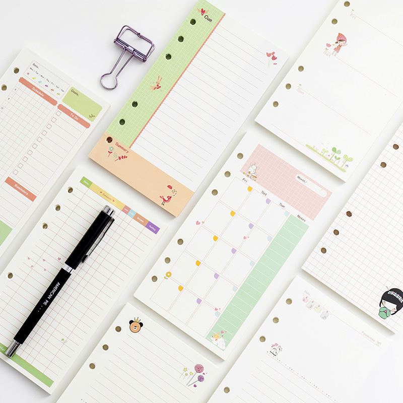 Kawayi A5 A6 Loose Leaf Notebo - đánh giá và giá A5 Spiral Dotted Grid Notebook
