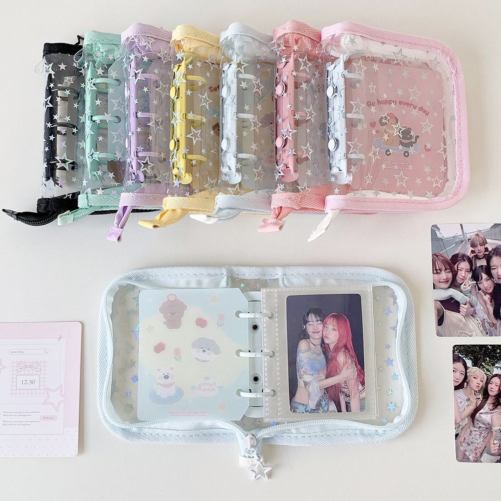 1pc Portable PVC A8 Card Binde - đánh giá và giá Kpop Photo Card Binder 3 Inch