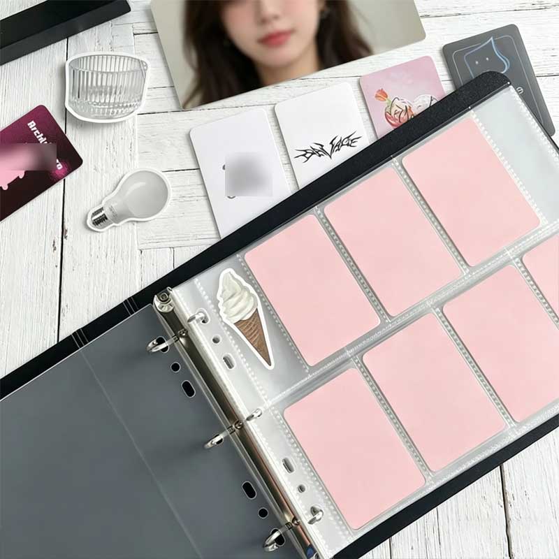 7 8 Slots Wide A5 D Ring Binde - đánh giá và giá Kpop Photo Card Binder 3 Inch