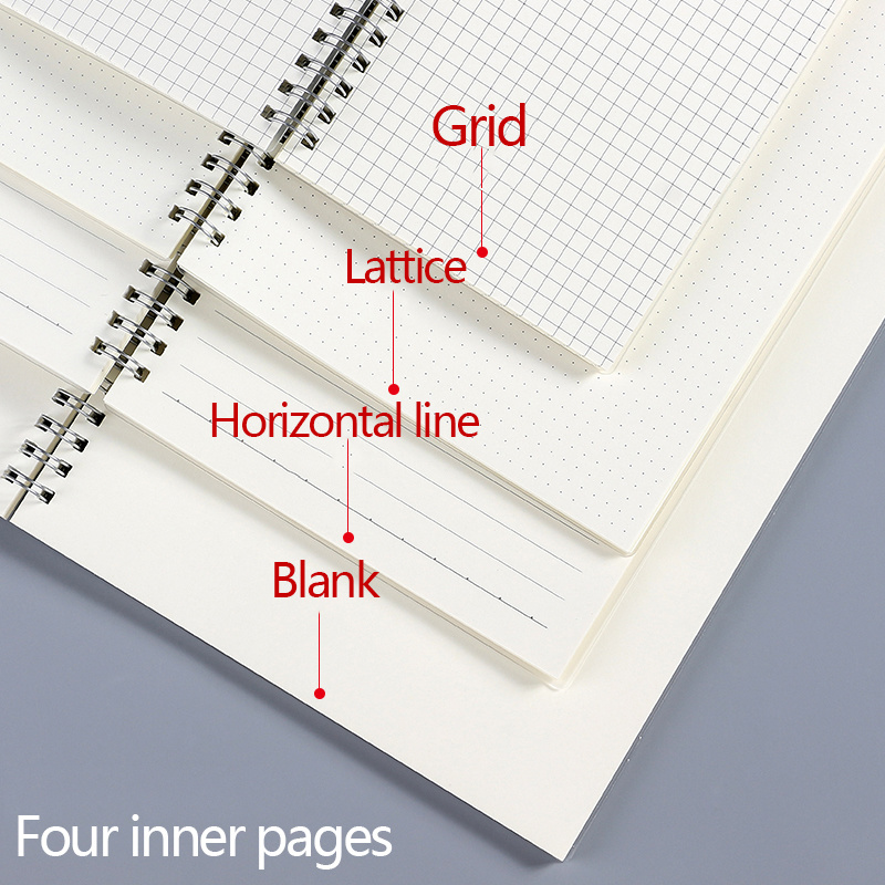 A5 A6 B5 Spiral book coil Note - đánh giá và giá A5 Spiral Dotted Grid Notebook