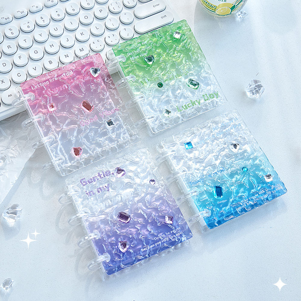 Gradient Acrylic Photocard Bin - đánh giá và giá Kpop Photo Card Binder 3 Inch