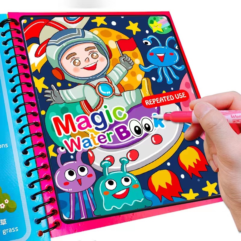 1Pcs Magical Book Water Drawin - đánh giá và giá Reusable Water Magic Coloring Book