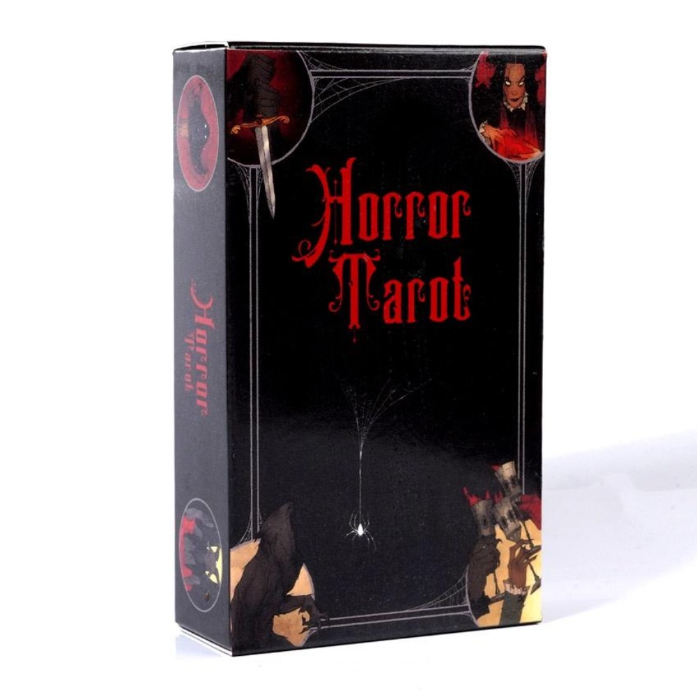 10.3*6cm Horror Tarot Deck Car - đánh giá và giá Tarot Deck With Guidebook
