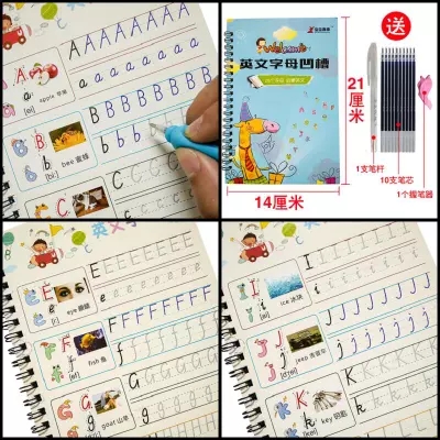 26 English Letters Chinese Cal - đánh giá và giá Chinese Calligraphy Practice Book