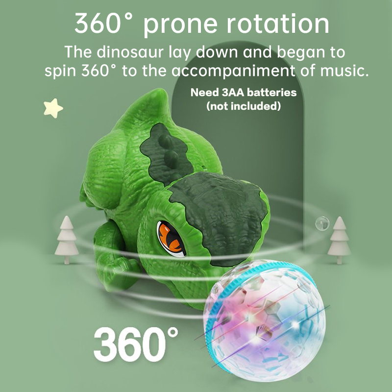 Electric Dinosaur Top Ball Toy - đánh giá và giá Music