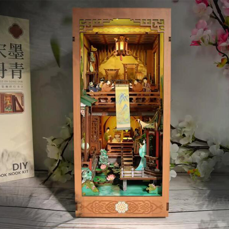 DIY Wooden Book Nook Shelf Ins - đánh giá và giá Diy Wooden Book Nook Kit Shelf Insert