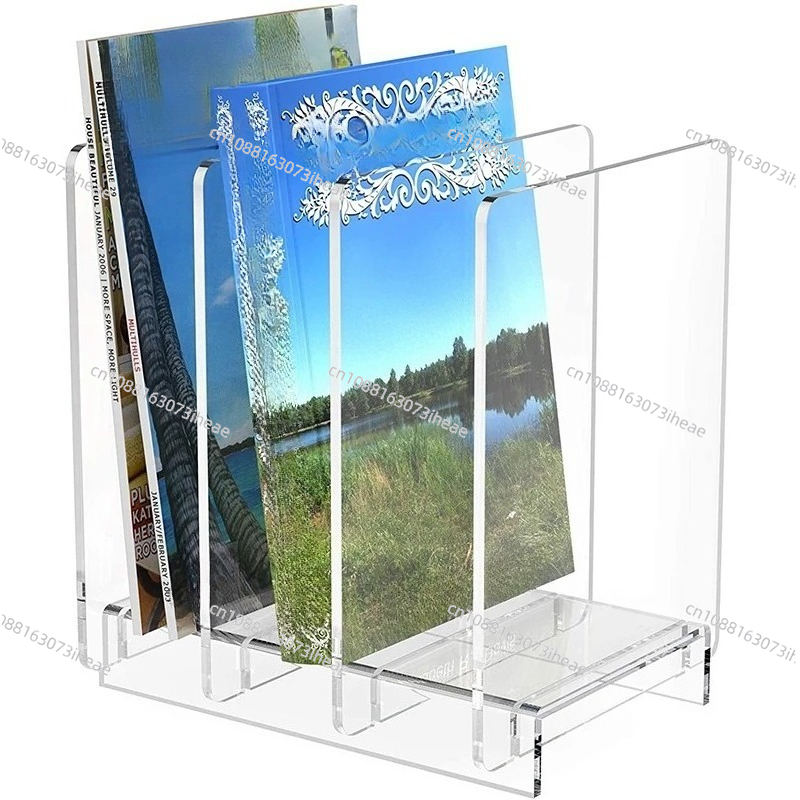 Clear Acrylic Magazine Holder  - đánh giá và giá Clear Acrylic Book Stand Holder