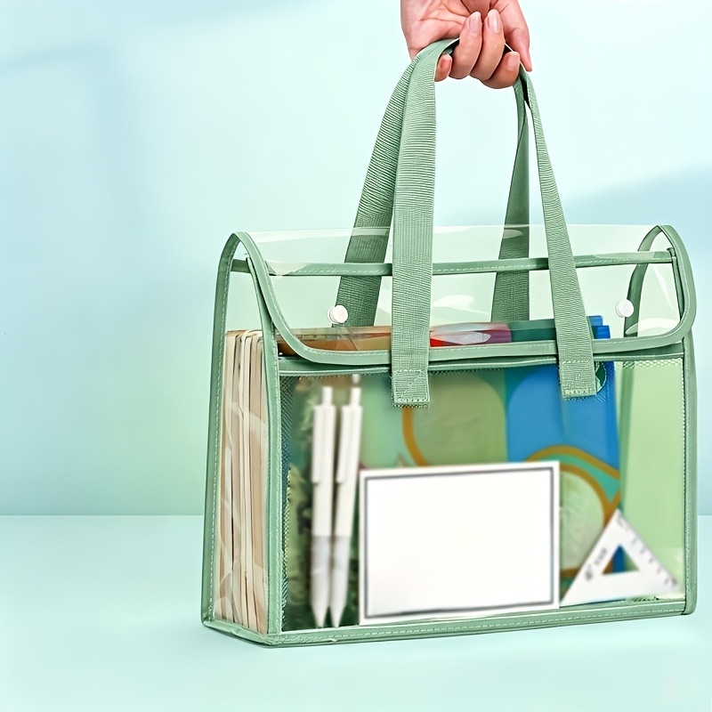 Double Layer Clear Tote Bag La - đánh giá và giá Stationery Books