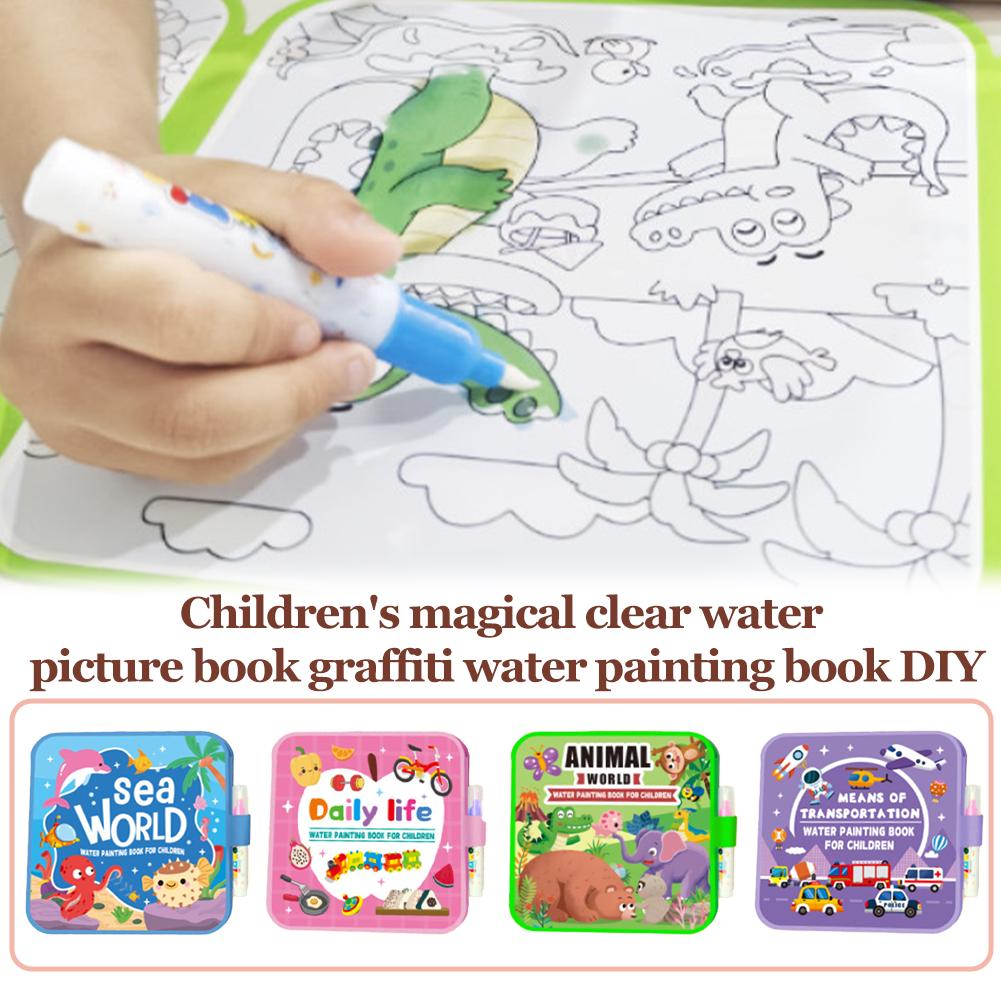 Foldable Water Painting Book F - đánh giá và giá Reusable Water Magic Coloring Book