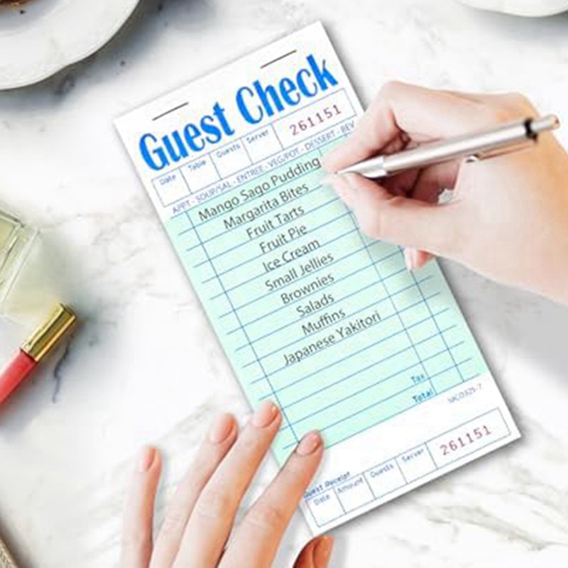 5 Pack Guest Check Books, Serv - đánh giá và giá Books