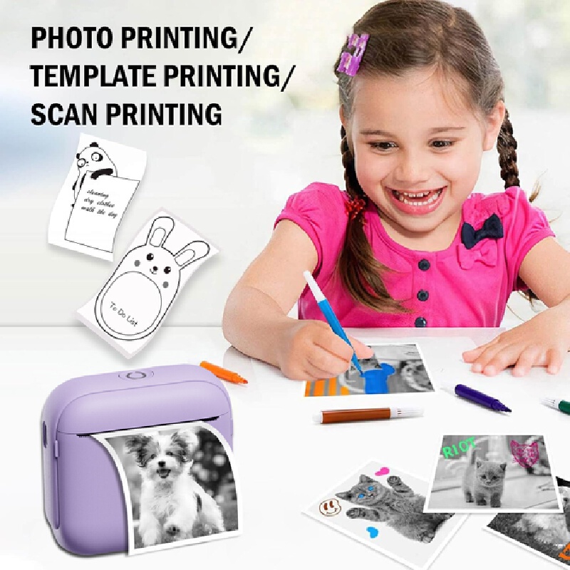 Mini Pocket Bluetooth Inkless  - đánh giá và giá Mini Pocket Thermal Printer Paper Roll