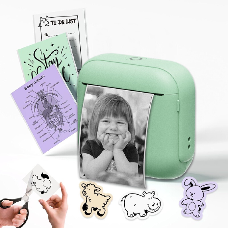 Mini Pocket Bluetooth Inkless  - đánh giá và giá Mini Pocket Thermal Printer Paper Roll