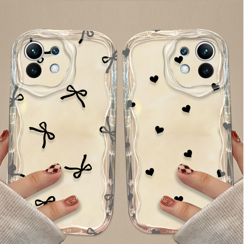 Black Bowknot love Heart Case  - đánh giá và giá Magazines