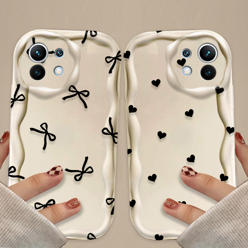 Black Bowknot love Heart Case  - đánh giá và giá Magazines