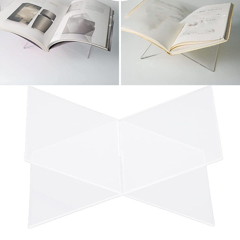 1set X-Shaped Design Acrylic B - đánh giá và giá Clear Acrylic Book Stand Holder