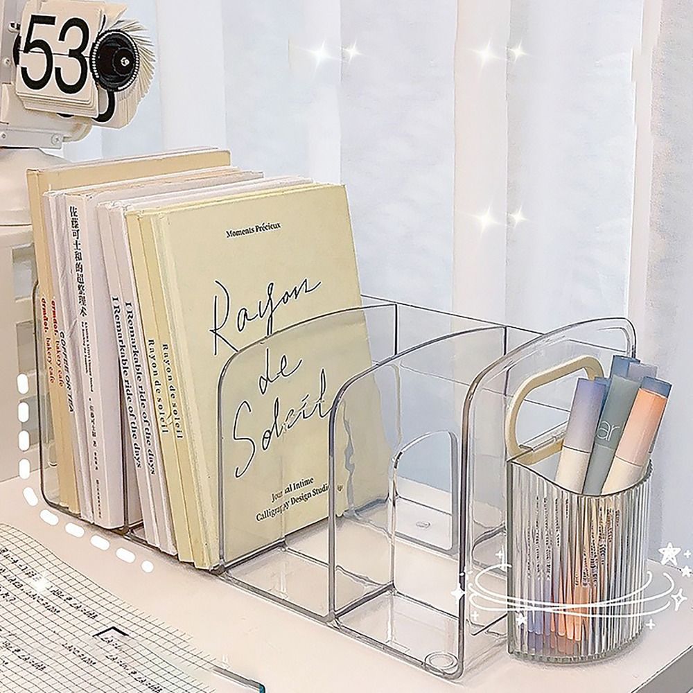 Portable Clear Acrylic Bookend - đánh giá và giá Clear Acrylic Book Stand Holder