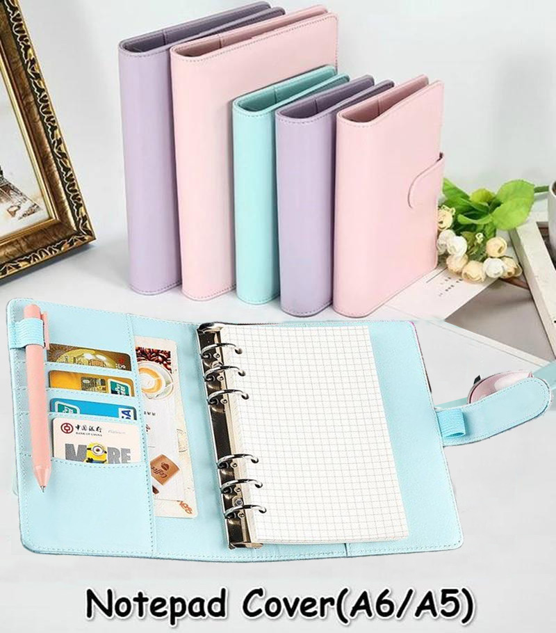 A6/A5 Rằn Ri Nâu Đất Màu Da PU - đánh giá và giá Vintage Leather Journal Notebook