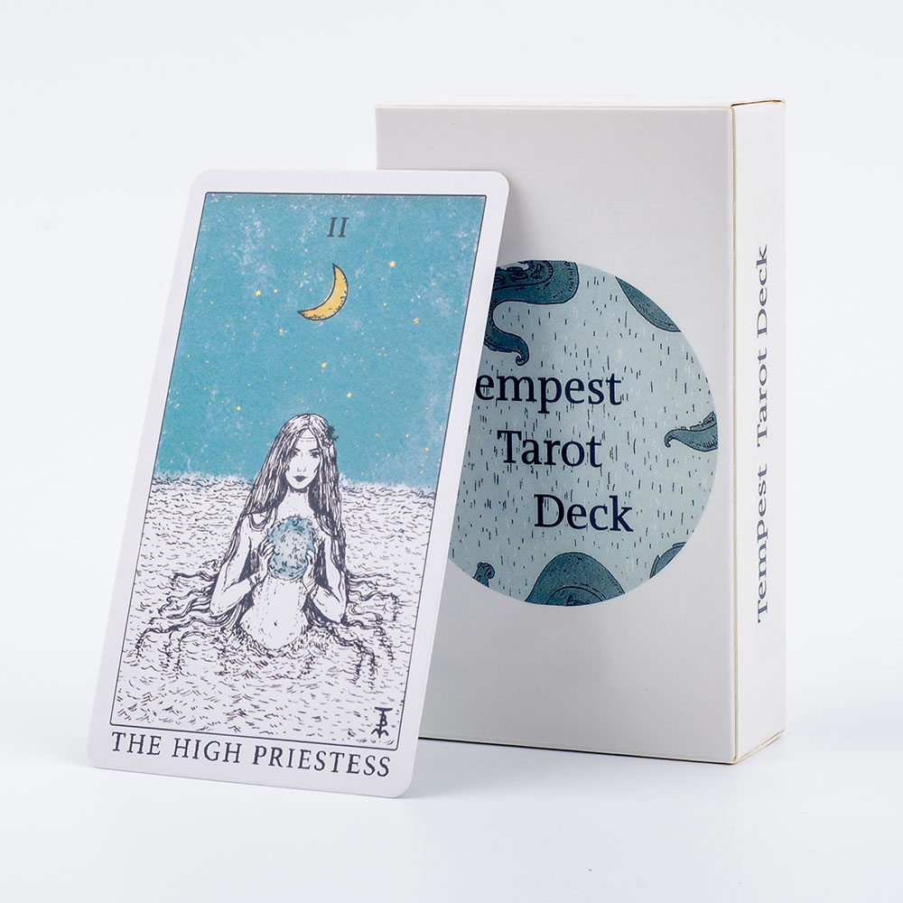 Ocean Themed Tempest Tarot  De - đánh giá và giá Tarot Deck With Guidebook